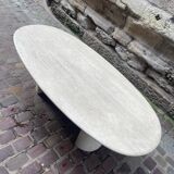 Table en travertin des années 60