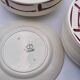 "France Louise" table service – Bordeaux geometric decor