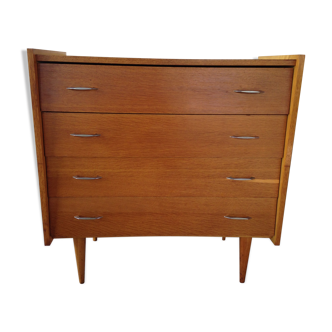 Commode vintage année 50  a 4 tiroirs edité par Sipe