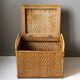 Coffre in rotin of vintage annes