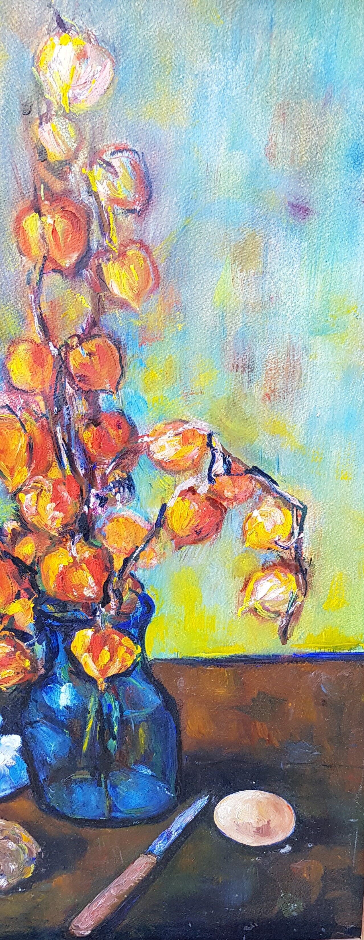 Oil on paper: The Pope's currency