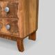 Commode art déco ronce de noyer brut