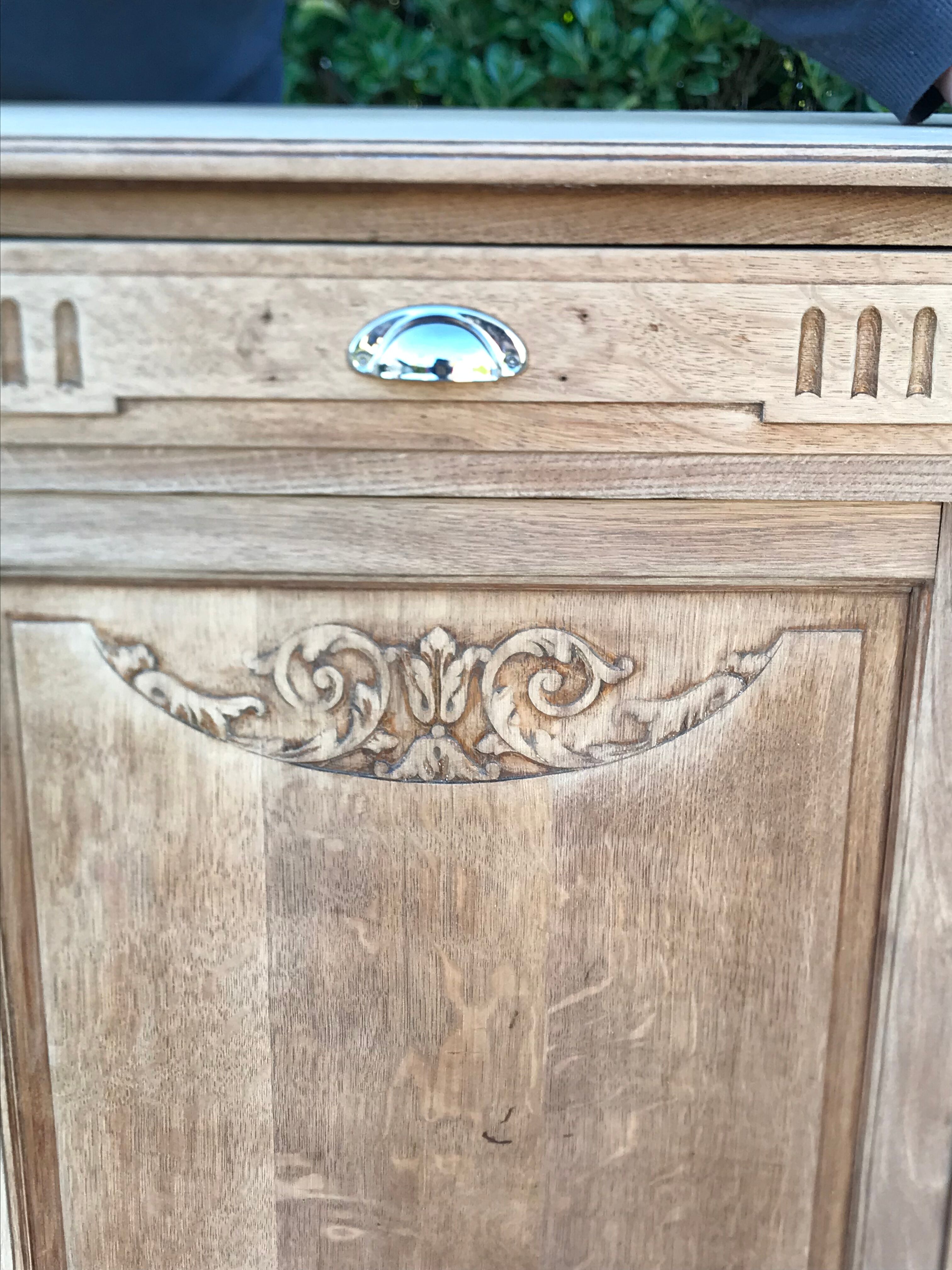 Buffet parisien en chêne 2 portes