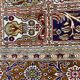 Vintage turkish silk carpet 92x157 cm