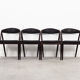 Lot de 4 chaises en palissandre, design danois, années 1970, Kai Kristiansen