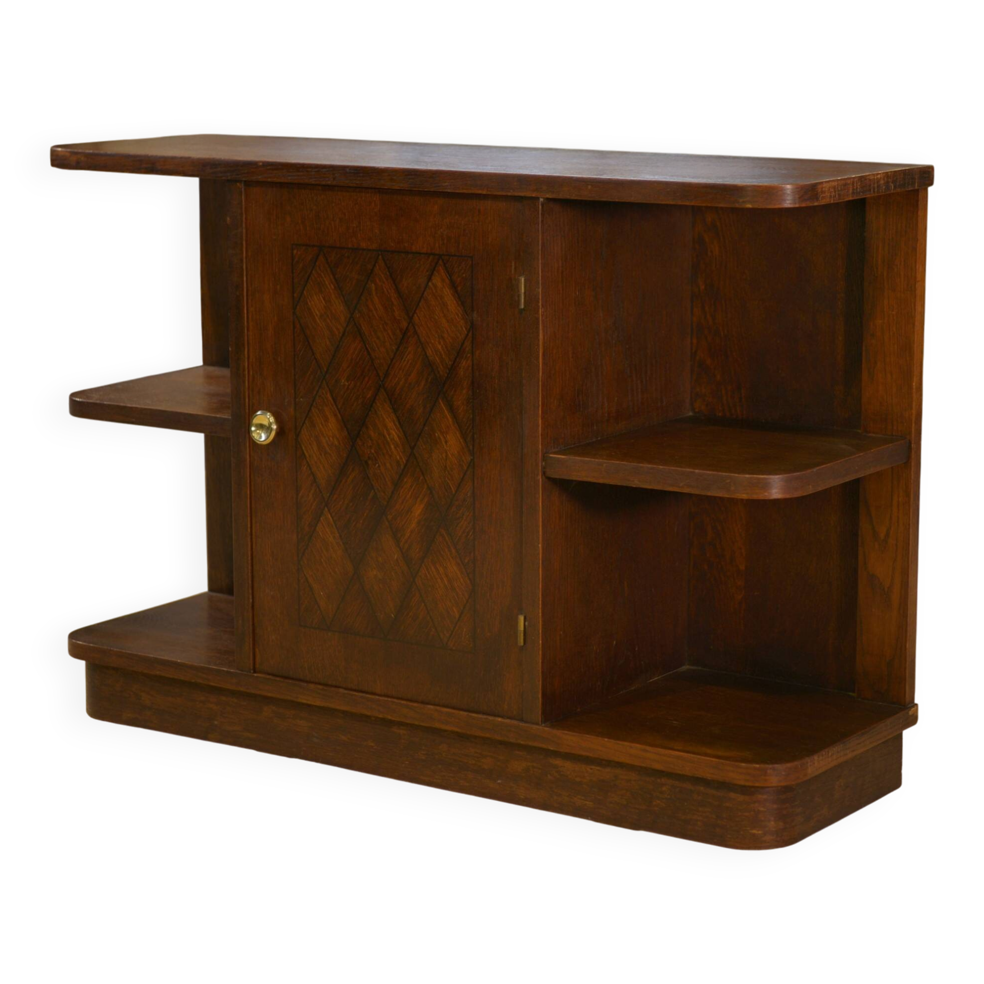 1960s oak side table