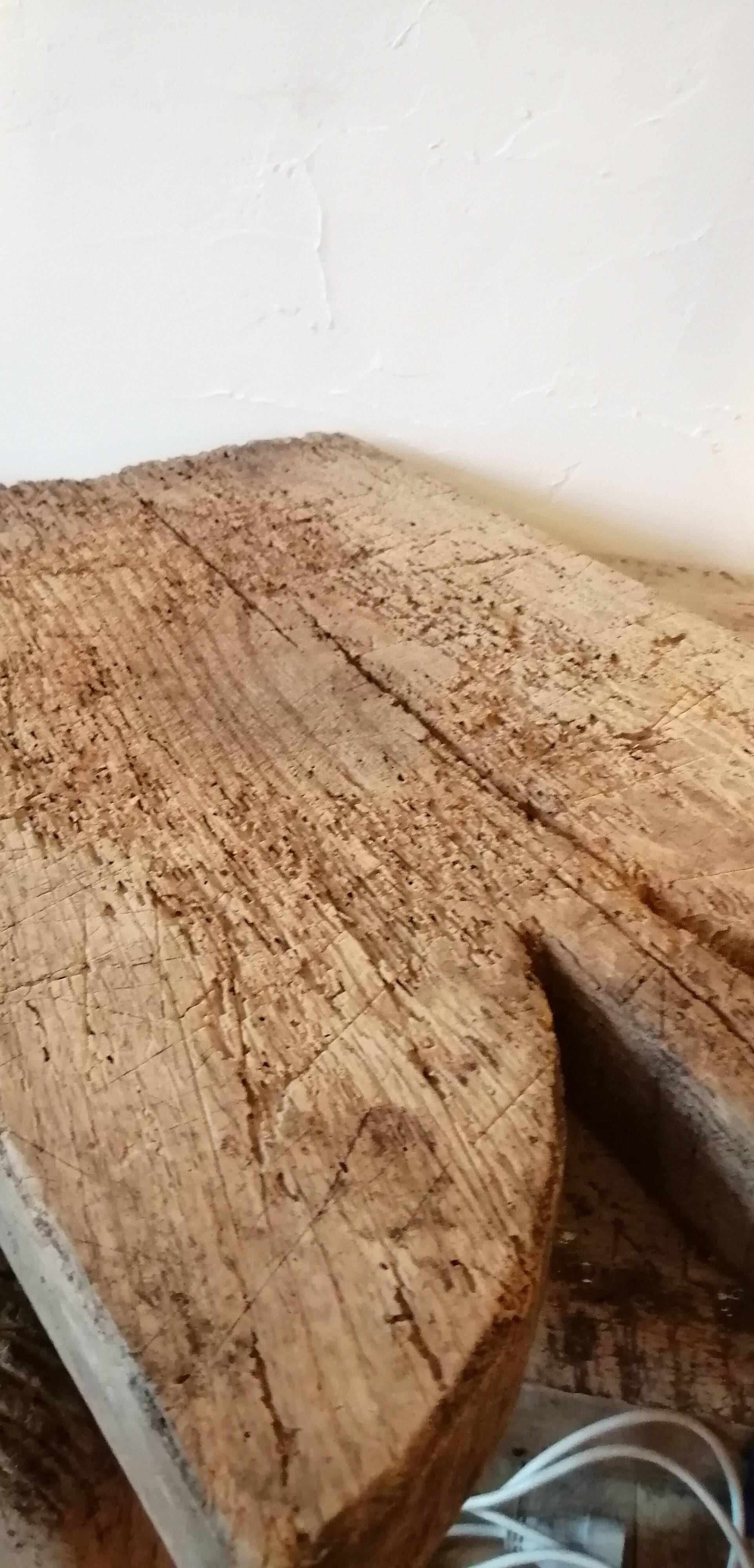 Old wooden cutting board