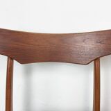 Chaises de salle à manger en teck danois par Schionning & Elgaard, années 1960, ensemble de 4