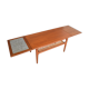 Restored Danish Teak Retro Trioh Draw Leaf Coffee Table