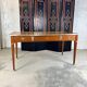 Directoire style flat desk in cherry wood
