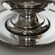 Silver metal ice bucket