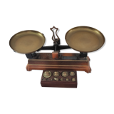 Antique scale and weight