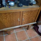 Vintage oak showcase