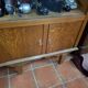Vintage oak showcase