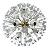 Important flush mount lamp from the middle of the last century Emil Stejnar for Rupert Nikoll. Austria, 1960s