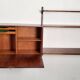 Etagere secrétaire mural scandinave en bois Design Kai Kristiansen