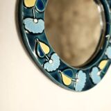 Ceramic mirror by Mithé Espelt, 1960s