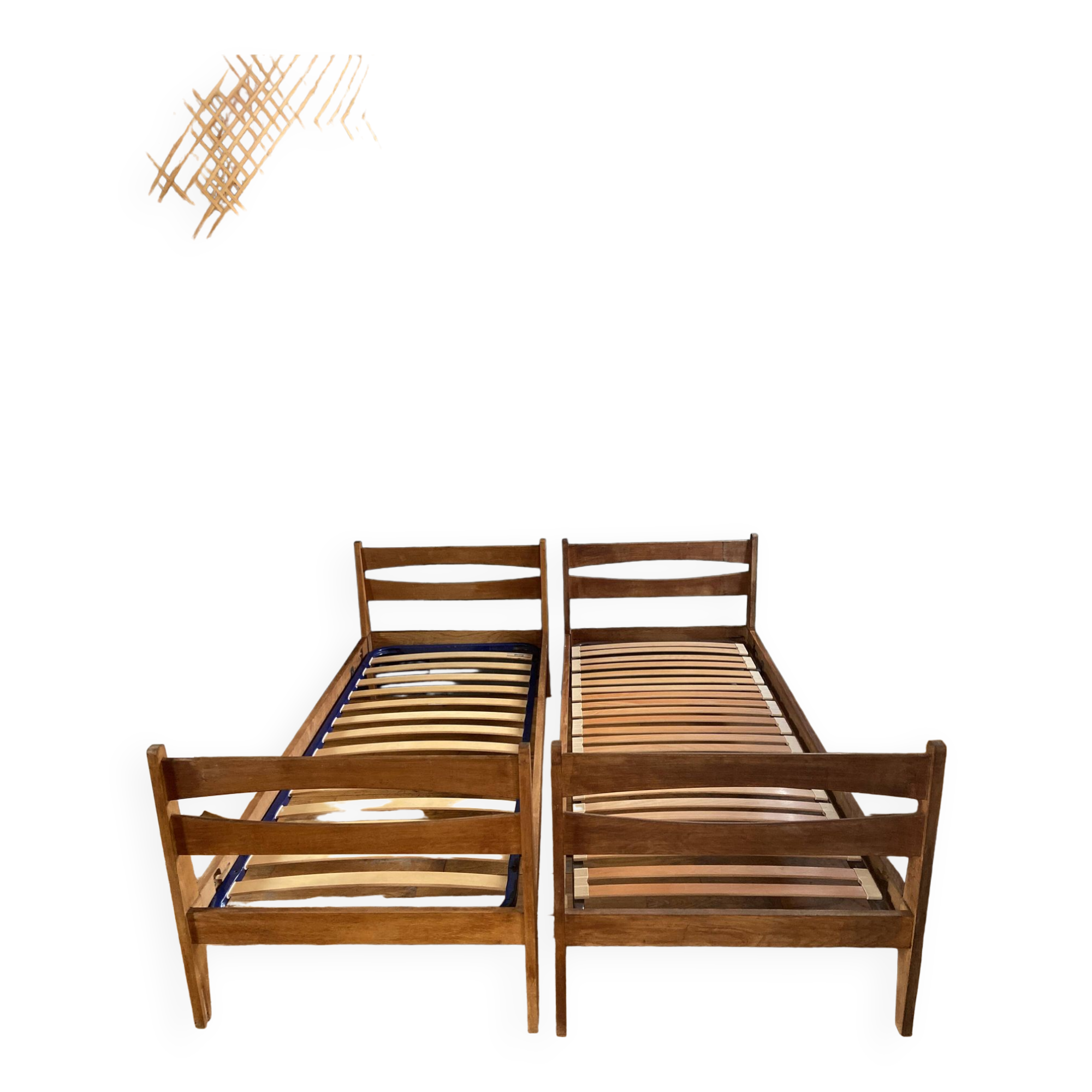 Pair of twin beds 1950