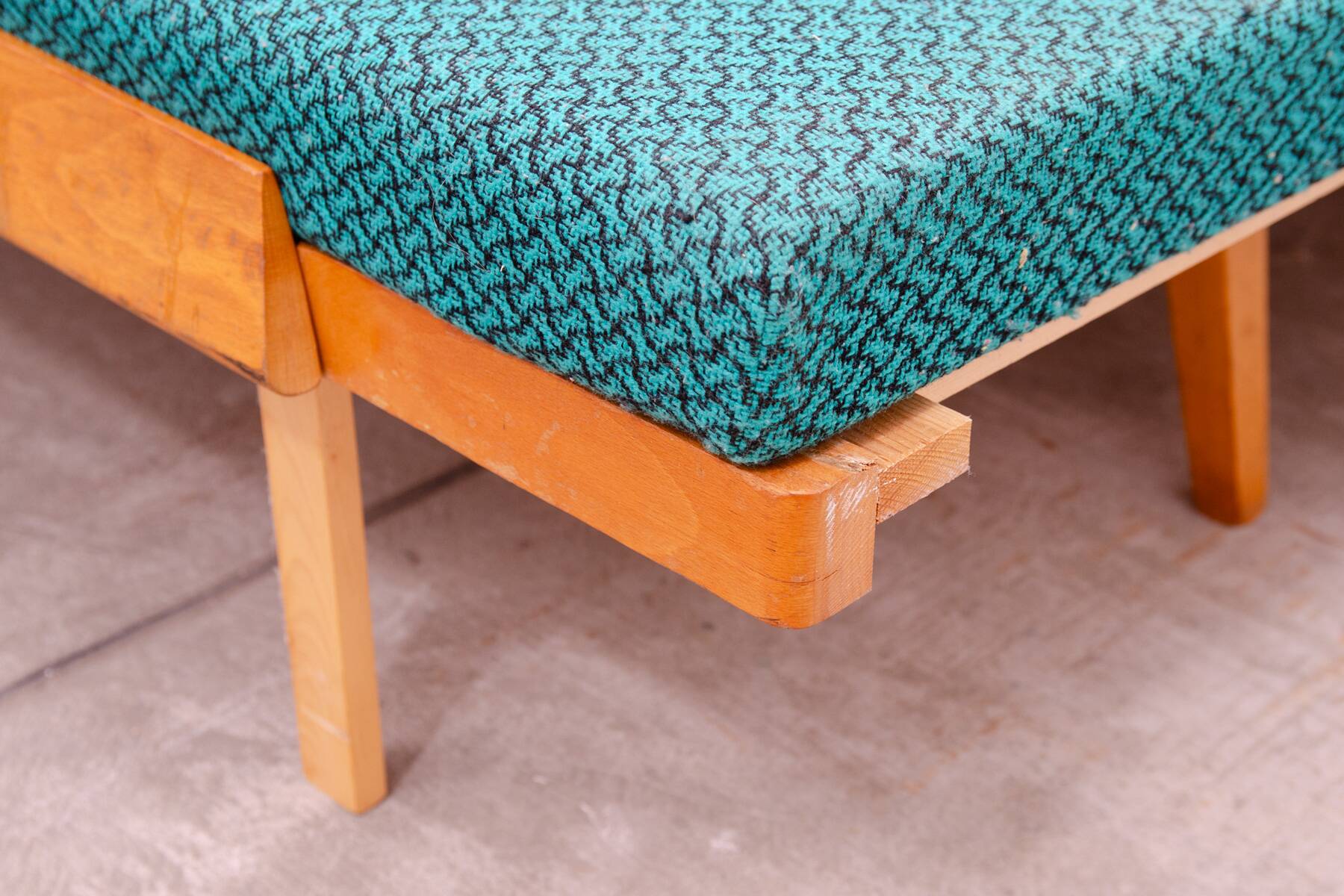Mid century folding sofabed by Drevotvar, 1970´s, Czechoslovakia