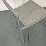 Tubular Memphis style 1st edition Von Vogelsang armchair by Philippe Starck