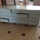 Chest of drawers low cabinet 18 drawers