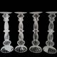4 contemporary design wire candle holders