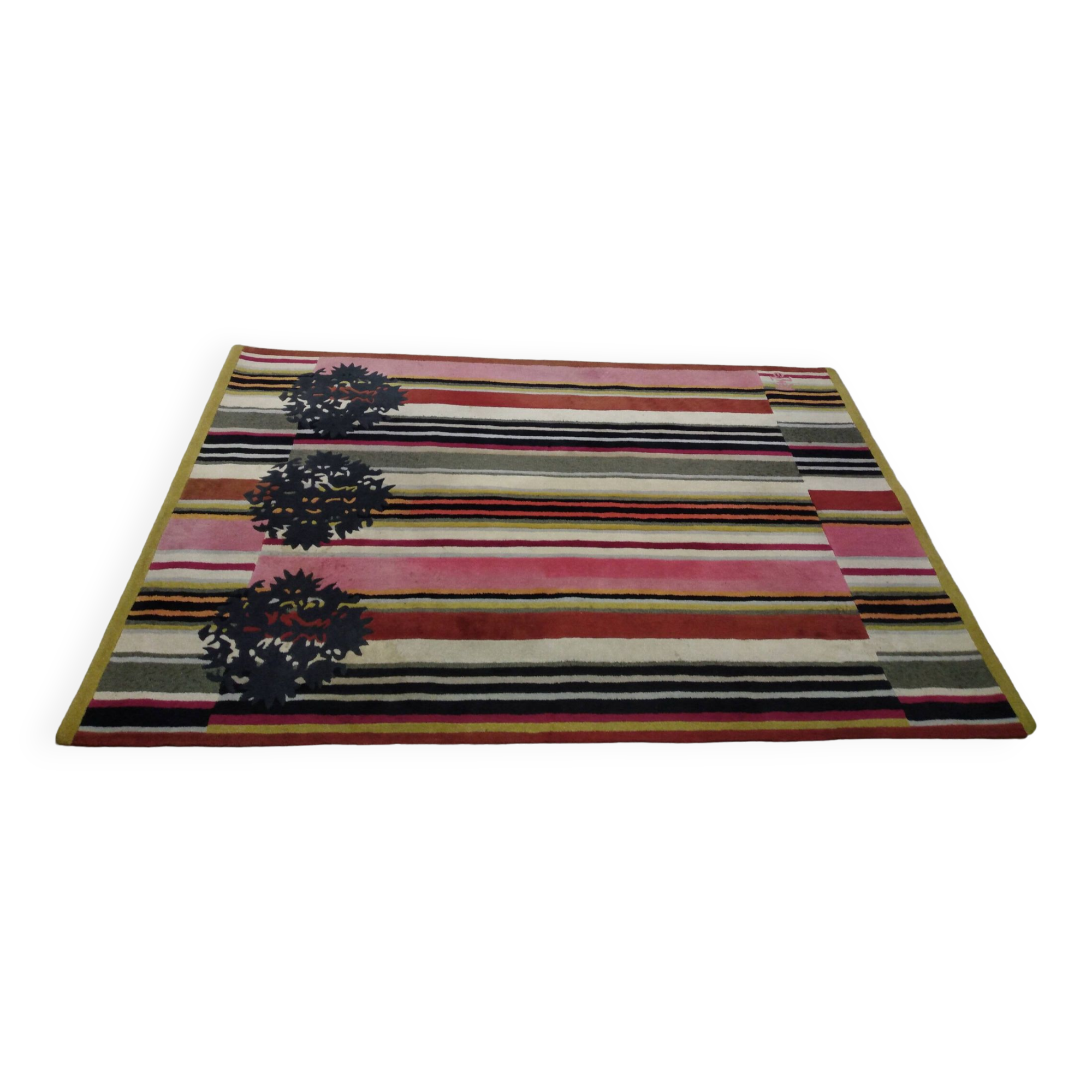 Kenzo rug "red pigalle" vintage