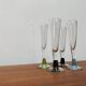 German Champagne Glasses by Regina Kaufmann for Glashagen Hütte, Set of 4