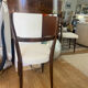 Series of 4 mahogany chairs 40s