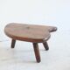 Wooden free-form coffee table