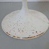 Enamelled tole paper basket, tulip foot 60 70