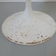 Enamelled tole paper basket, tulip foot 60 70