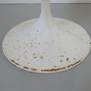 Enamelled tole paper basket, tulip foot 60 70