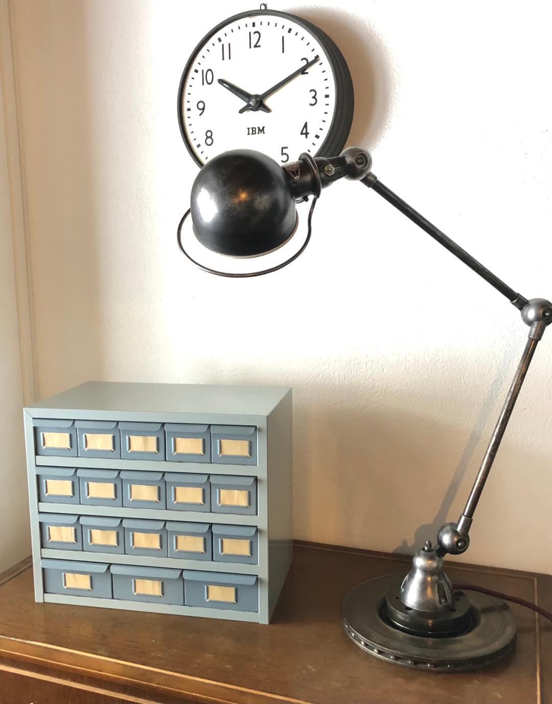 Piece of vintage industrial workshop furniture