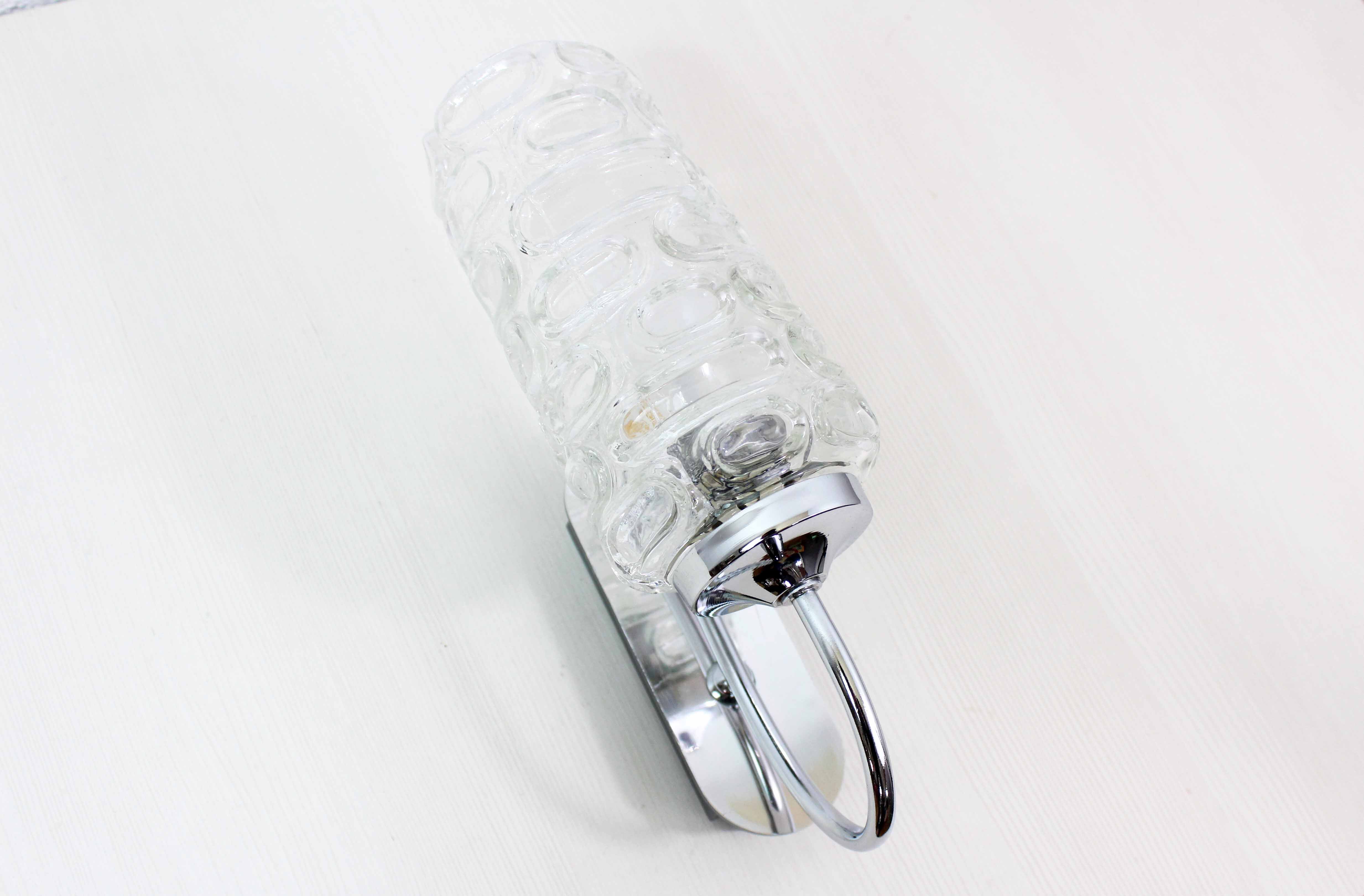 Vintage glass wall lamp