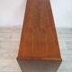German walnut veneer shoe cabinet, 1960boi