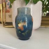 Small vase Montigny sur Loing, signed Boué