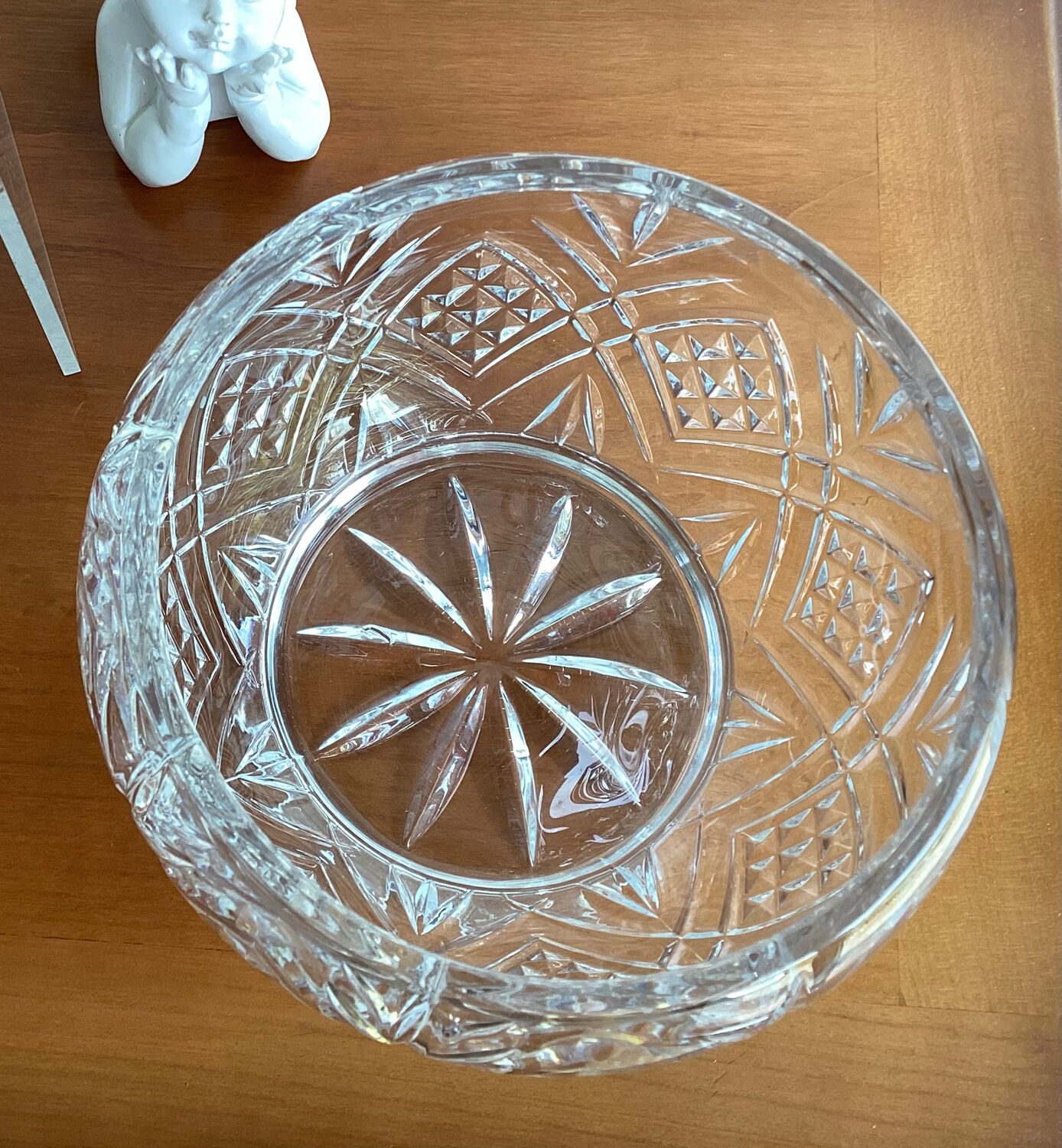 Set of 2 thick crystal candy cups