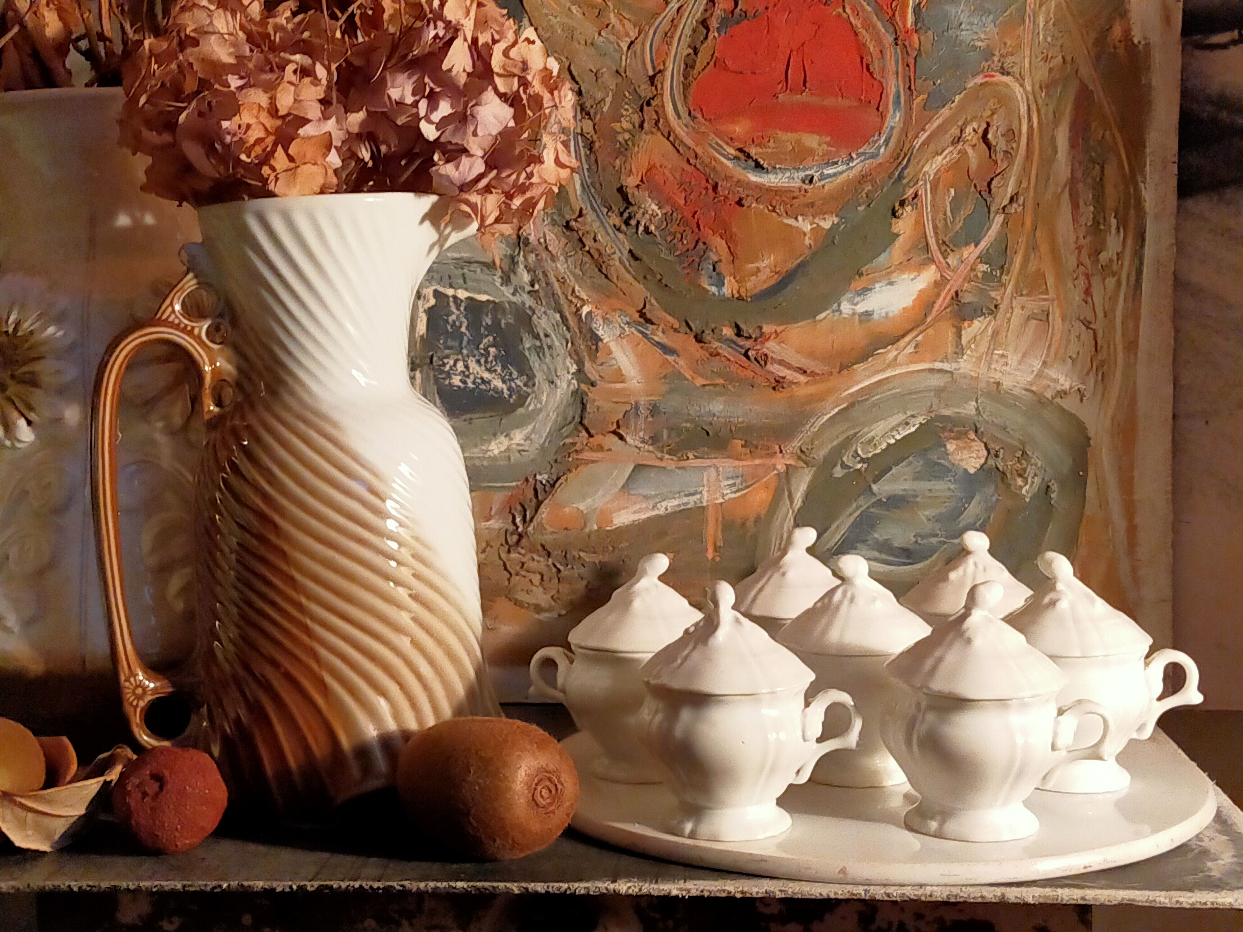 Pitcher Slurry Art-Nouveau early twentieth century