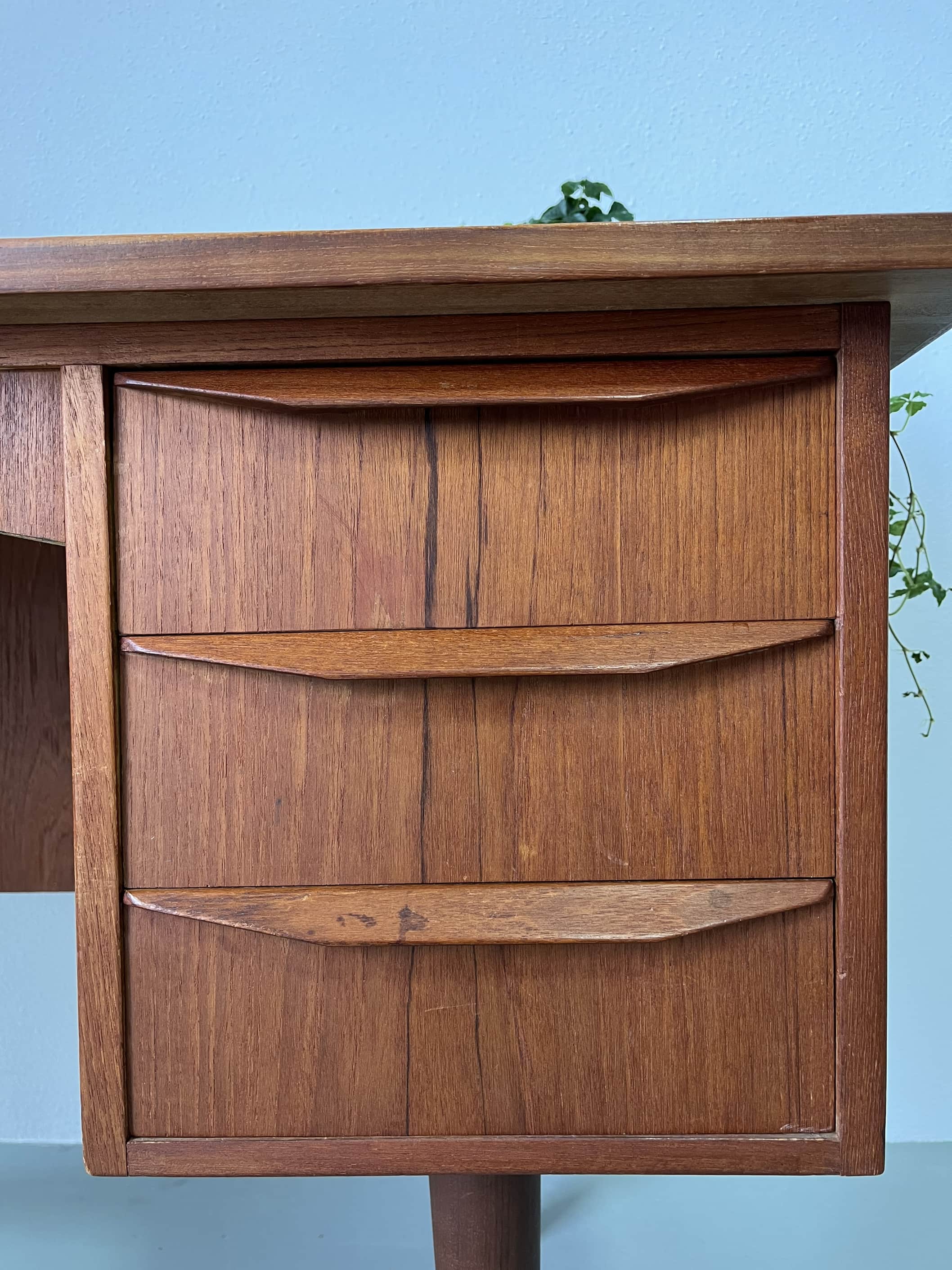 Danish design desk teak