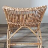 Rattan armchair