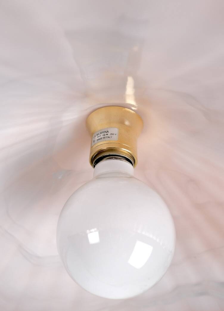 Murano glass and brass pendant by La Murrina, Italy, 1970s