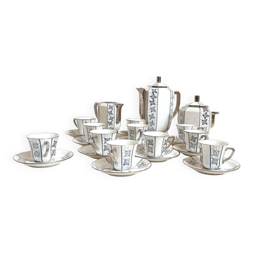Service à café Art Déco 14 pièces