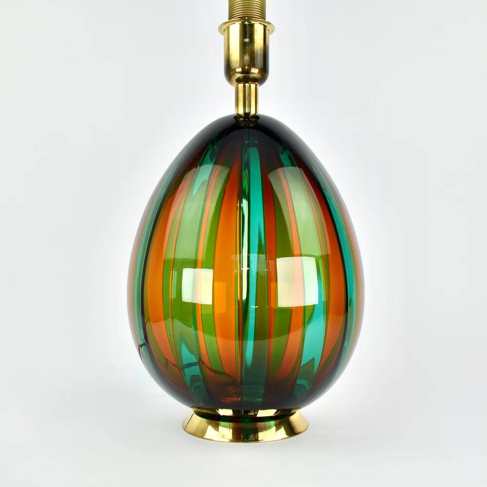 VeArt Vintage Murano Glass Table Lamp
