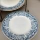 Assiettes plates Terre de Fer,  St Amand
