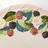 Set of 6 plates blackberries slurry