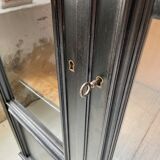 Napoleon 3 walnut window glass cabinet