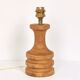 Lampe pied en bois