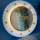 Illuminated mirror with reflection 1960