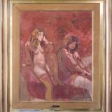 Antoni Munill - 'Mujeres' - Deux figures féminines évocatrices